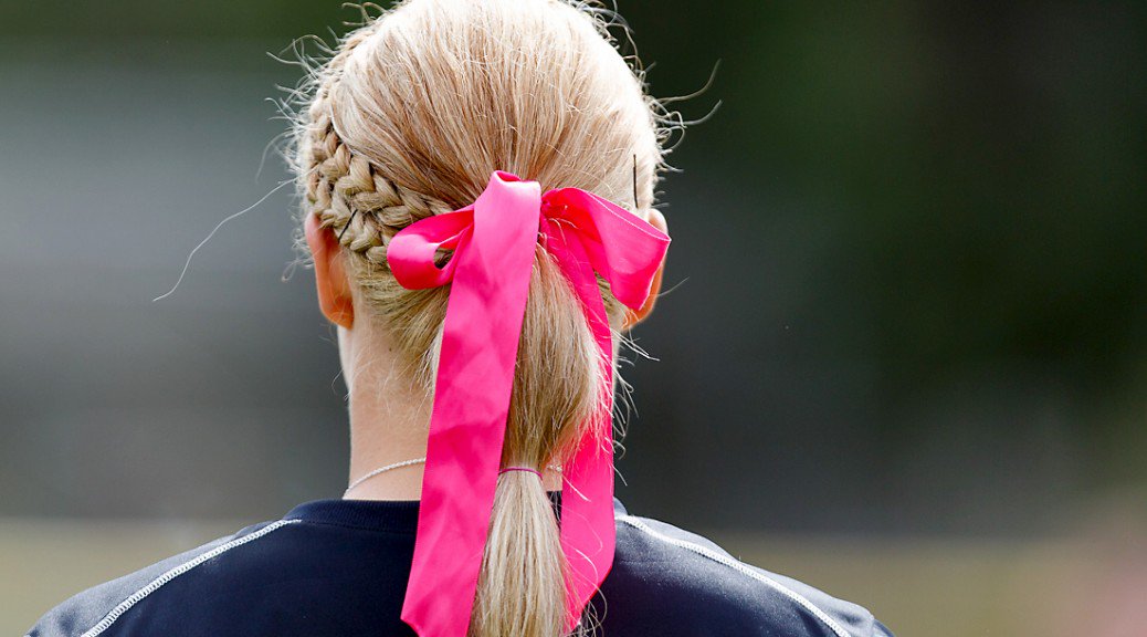 softball hairstyles