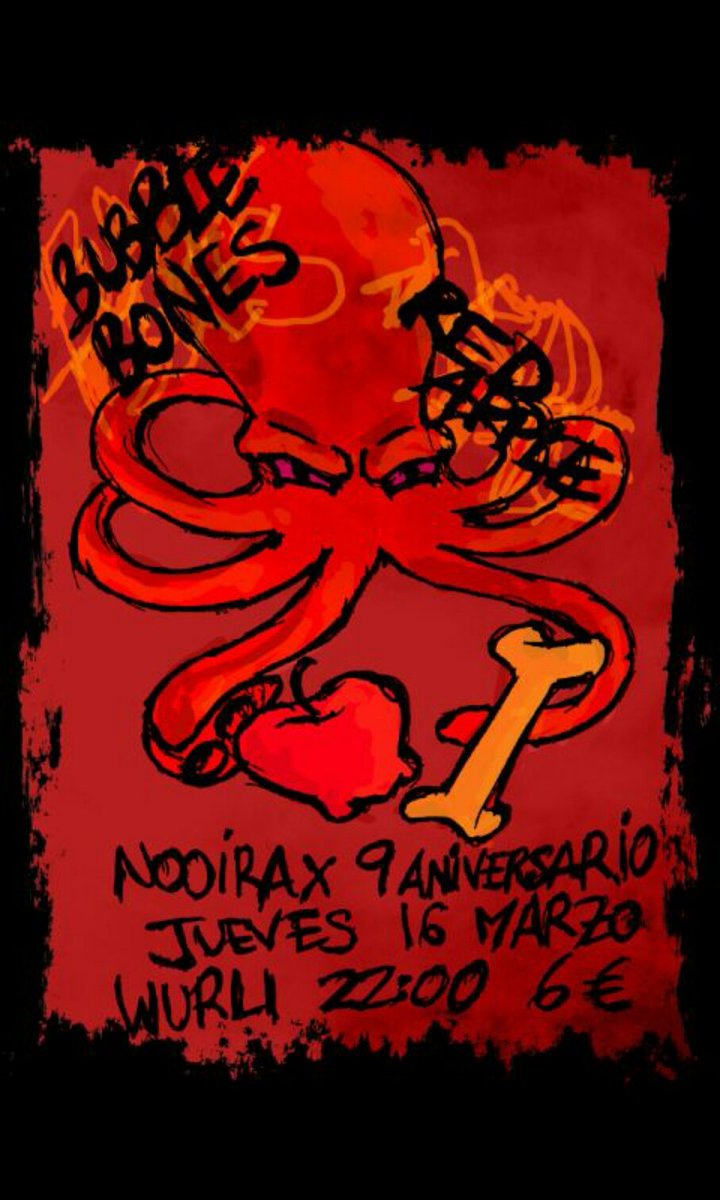 redappleband's tweet photo. En dos semanas nos juntamos con #BubbleBones en @wurlitzerballro para lo que será un concierto mítico de Rock And Roll madrileño. https://t.co/oaHdPZwawO