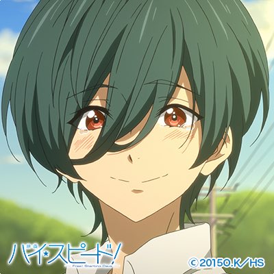 Free! ミニフォトカード　桐島郁弥 郁弥お誕生日おめでとう🎂🎉 はるちゃんの真似してる郁弥ほんっっとに