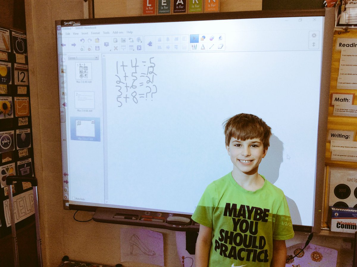 1stgradebliss's tweet photo. Love it when my students create problems for their classmates to solve #creatingproblemsolvers https://t.co/NVlrIzyyeG