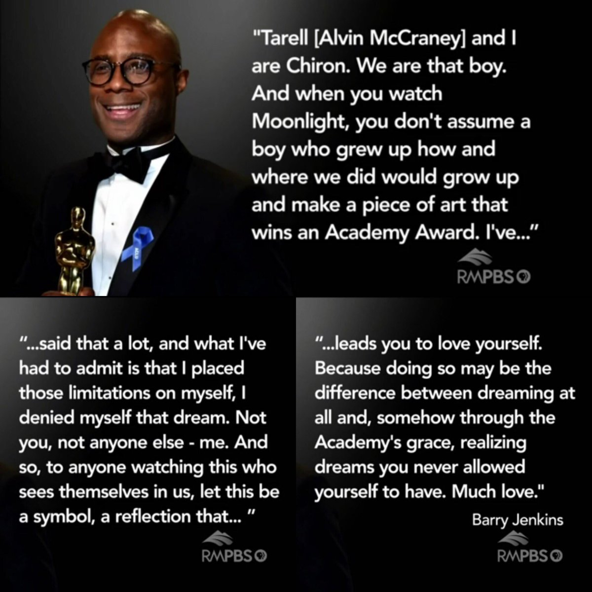 TeachMrHarris's tweet photo. Great motivation @BandryBarry - it is a shame your speech wasn't spoken at #Oscars2017 #Moonlight is the best picture, powerful &amp; beautiful https://t.co/Xje2jAhBt8