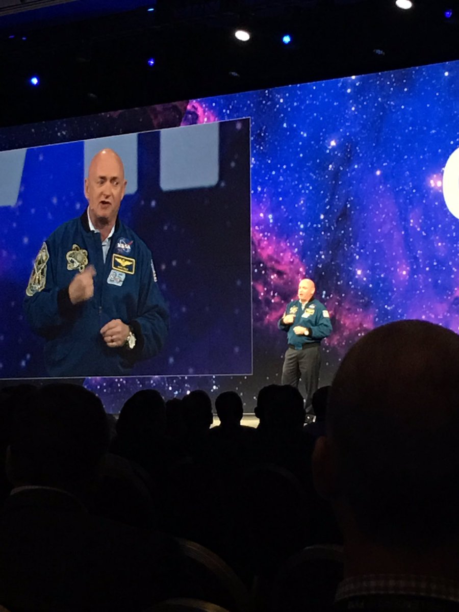 Incredible opportunity to hear from @ShuttleCDRKelly Captain Mark Kelly today at Dell EMC FRS !#GoBigWinBig
