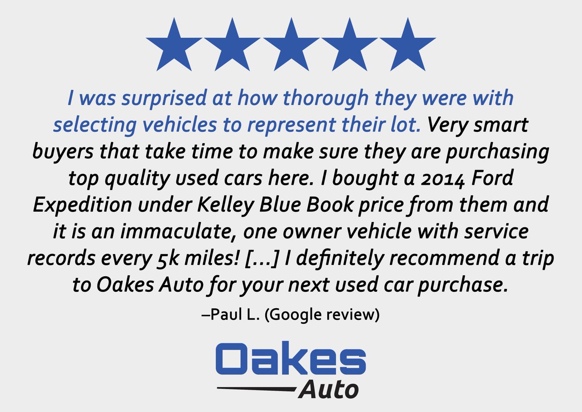 OakesAuto's tweet photo. Thank you, Paul! #kansascity #merriamks #oakesauto https://t.co/IRGa5bolVj