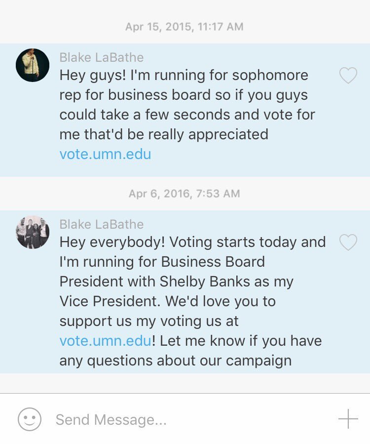 Blake_LaBathe's tweet photo. @BrendanBuhler my 1001 group probably hates me https://t.co/tURfIn2VOU