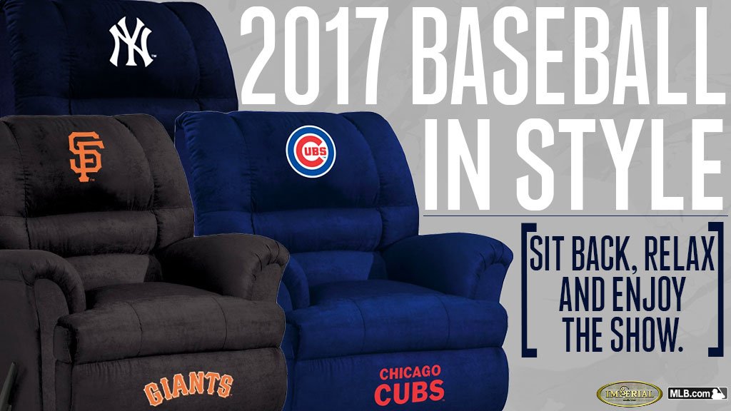You KNOW you need this <a href="/Imperial_USA/">Imperial International</a> recliner for #OpeningDay - so let's give one away. RT for chance!

All teams: atmlb.com/2mfSDY9