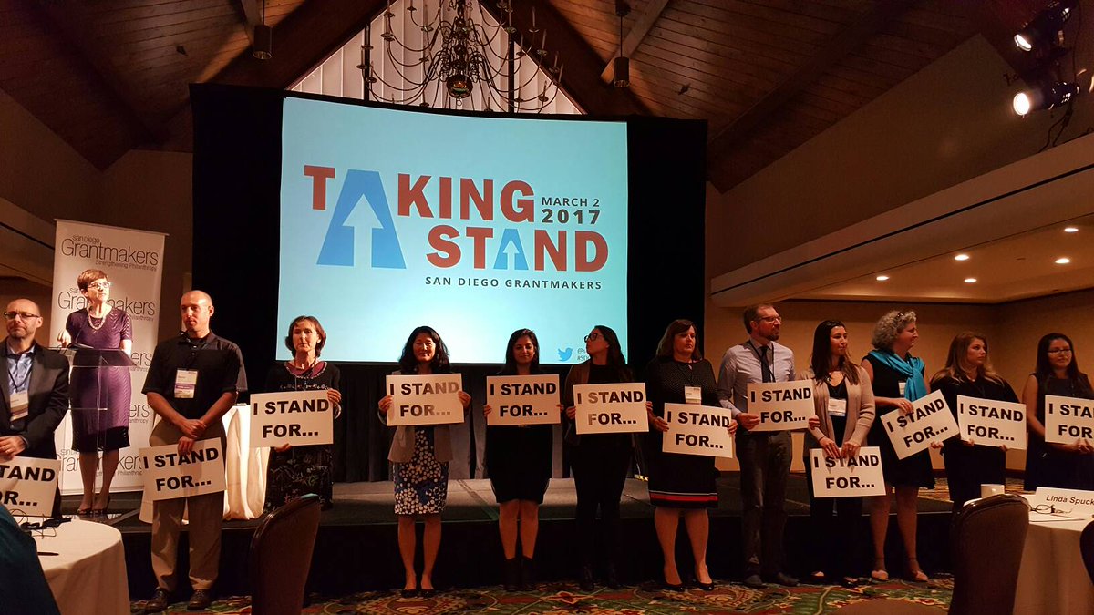SDCatalyst's tweet photo. Stand up and stand tall for what you believe in! #sdgcon https://t.co/9VZfF9CbTN