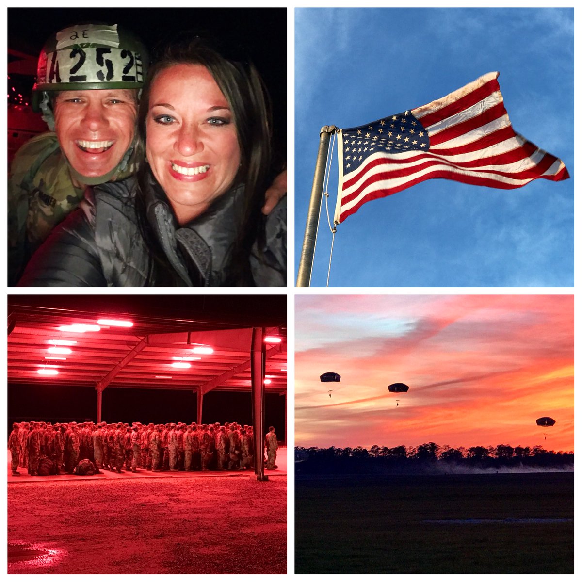 Chaplain's night jump was a success. Thank you for praying. 💛 3 more to go! #Army #AirborneAdventures
