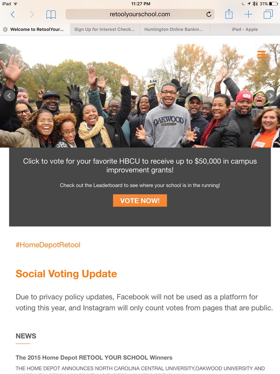 Alabama State University Wins 50K in Home Depot "Retool Your ... Alabama State University Wins 50K in Home Depot "Retool Your ...