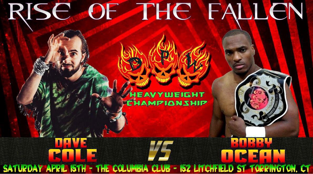 DescensionPro's tweet photo. Our second match announcement for #DPWRiseOfTheFallen features the current DPW champion, @BobbyOcean VS @Dpc2love You won't want to miss it! https://t.co/wTIdwdmD0b