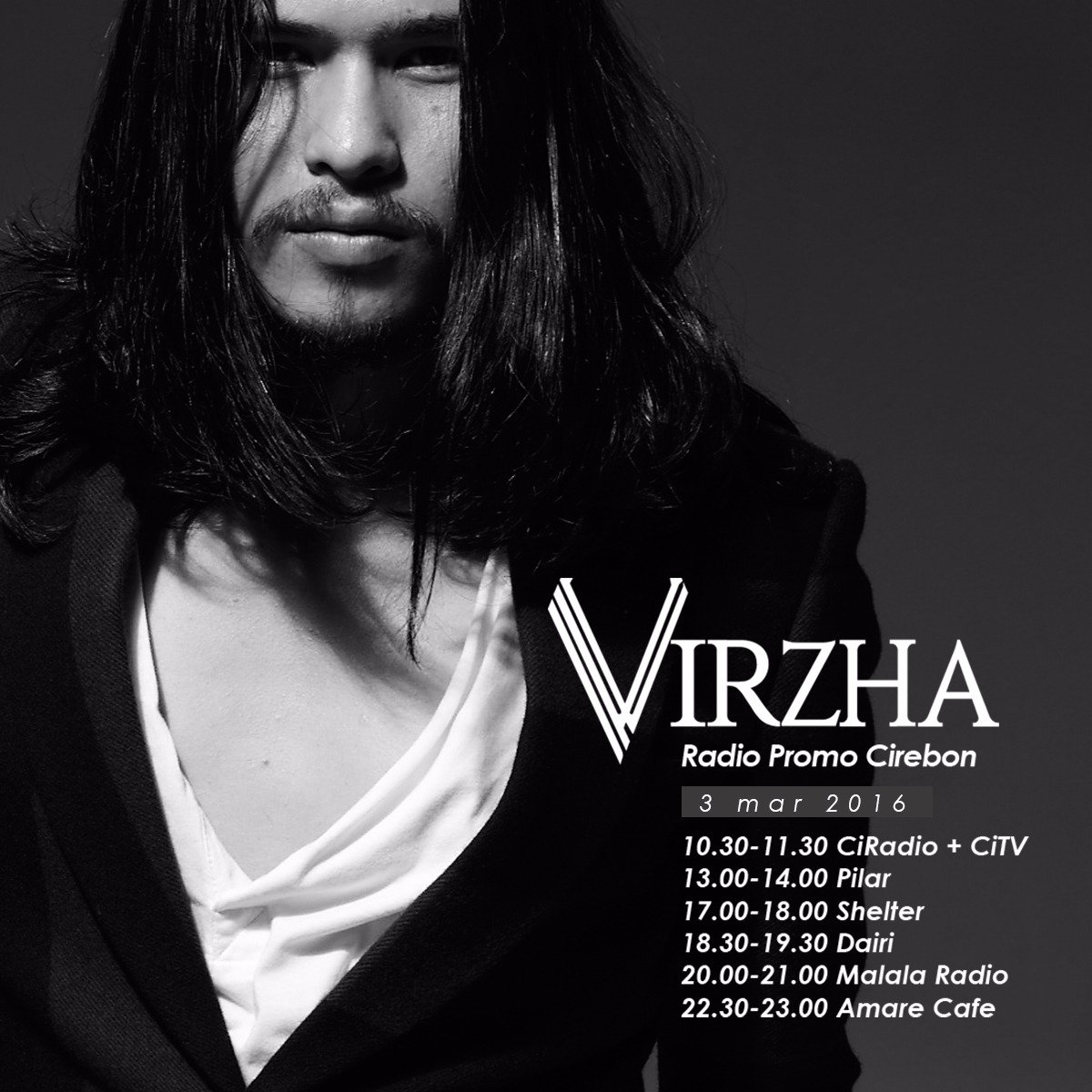alfa_records's tweet photo. Update Promo radio @DiDevirzha  #sirnaVirzha Cirebon Hari ini, Jumat  3 Maret 2017
cc @devoteesHQ @Devotees_IND @DevoteesCIREBON https://t.co/jsThGQsdpd