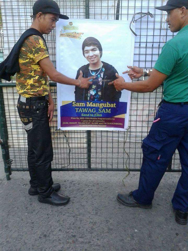 SammiesOfc's tweet photo. Kahit saan kahit sino, ikaw ang idolo @sammangubat kapit lang sa mga angels mo Sam! Di kami bibitaw!
#SamMangubatRoadToFinals https://t.co/oM75JstyW9