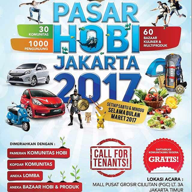 SeputarEvent's tweet photo. CALLING FOR TENANTS: Pasar Hobi 2017 > https://t.co/Djxtm8TMK9 https://t.co/BUM80RPQcr