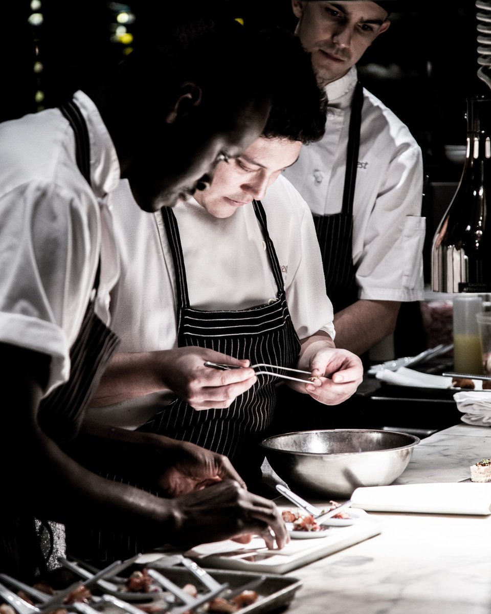 #TBT: With Executive <a href="/ChefQuangDang/">Quang Dang</a> &amp; Sous Chef John Symmonds, it’s all about the details. | 📷: <a href="/LeilaKwok/">Leila Kwok</a>