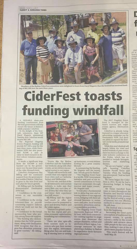 Batlow CiderFest tweet media