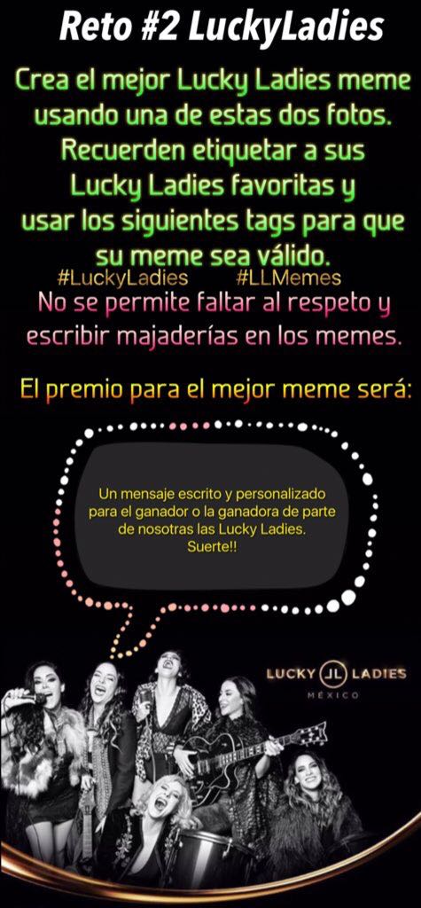 palominosaralu1's tweet photo. Nuevo reto #LuckyLadies todos aparticipar #LLMemes deben usar el Tag y escoger una de las 2 fotos.hoy anunciaremos el ganador del reto pasad https://t.co/0gdz3bNK5F