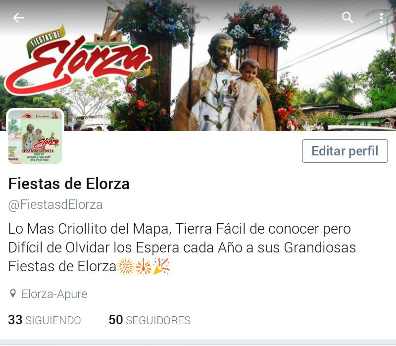 elguerrerojorge's tweet photo. Les comparto la cuenta oficial de las fiestas de Elorza .arpaaaaaa https://t.co/HPVD2nq2oU