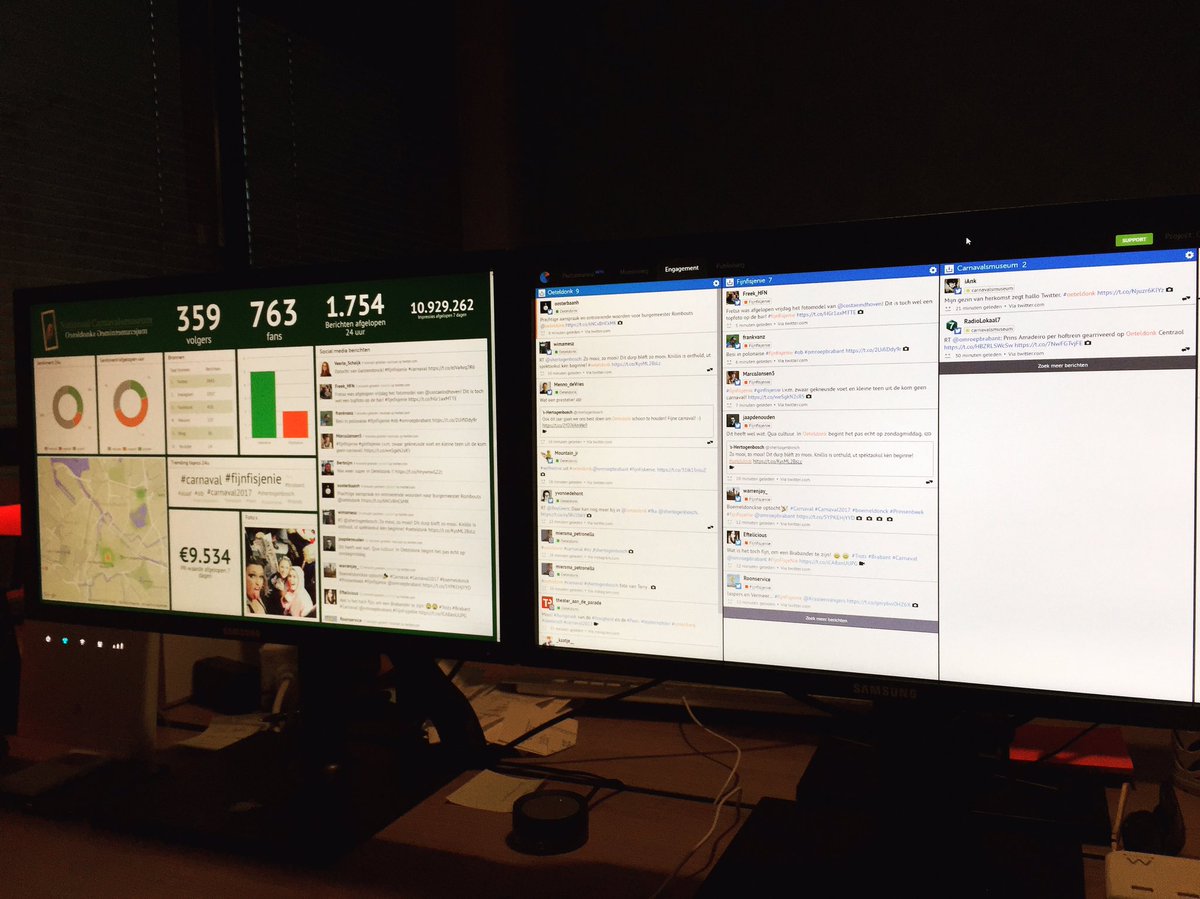 Tijdens de carnaval heeft @Brabantsocial al onze social media kanalen voorzien van relevante content. Bedankt! @oc1882 #denbosch #coosto