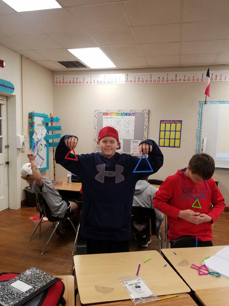 IntMaypearl's tweet photo. Ms. Hyles 6th mathematicians began their Geometry unit today. #learningisfun https://t.co/jvdpkaFmId