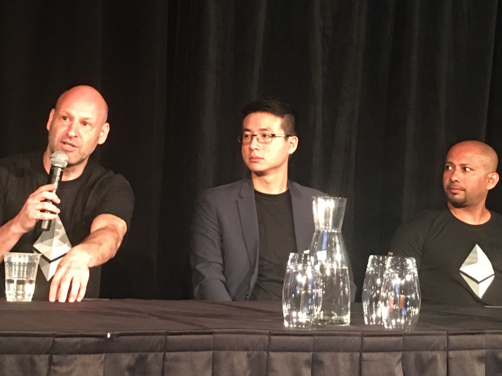marshall_steven's tweet photo. Panel now answering audience questions at the #ADLBlockchainSummit in #Adelaide https://t.co/IkRLoNSAw6
