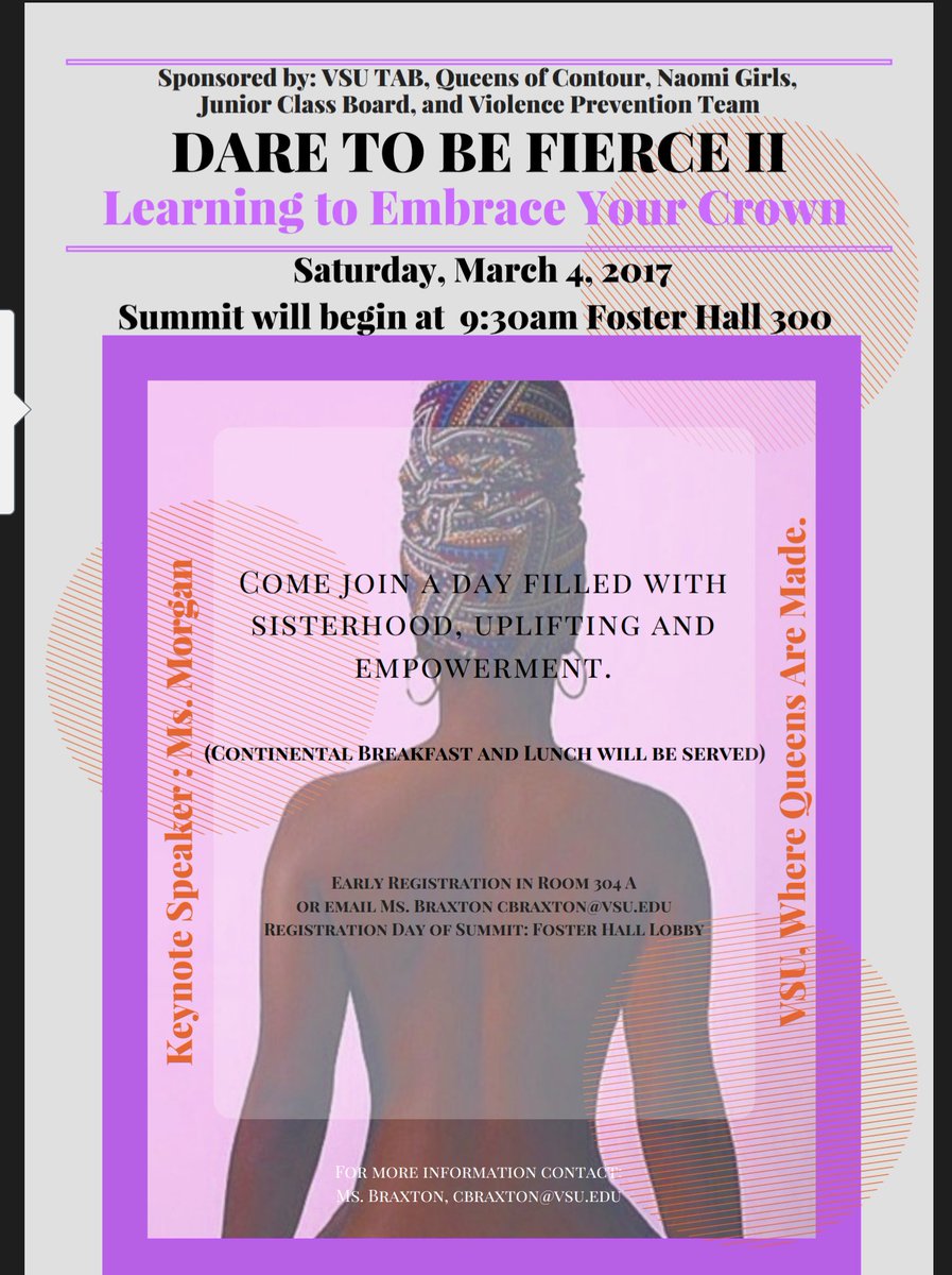 CatBraxton's tweet image. Ladies of Troy, we are two days away. @contour_queens @_NaomisGirls @Shai_West @TTFInc @_vsucob @VSU_TAB @GreekLifeAtVSU @VSUFreshcouncil