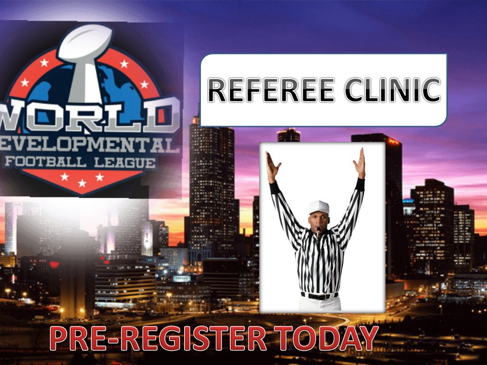 wdflfootball's tweet photo. Calling all Referee's please sign up today for our Referee clinic and Association! Don't miss out! https://t.co/gaF6w4i7NV https://t.co/JSVxiIjalr