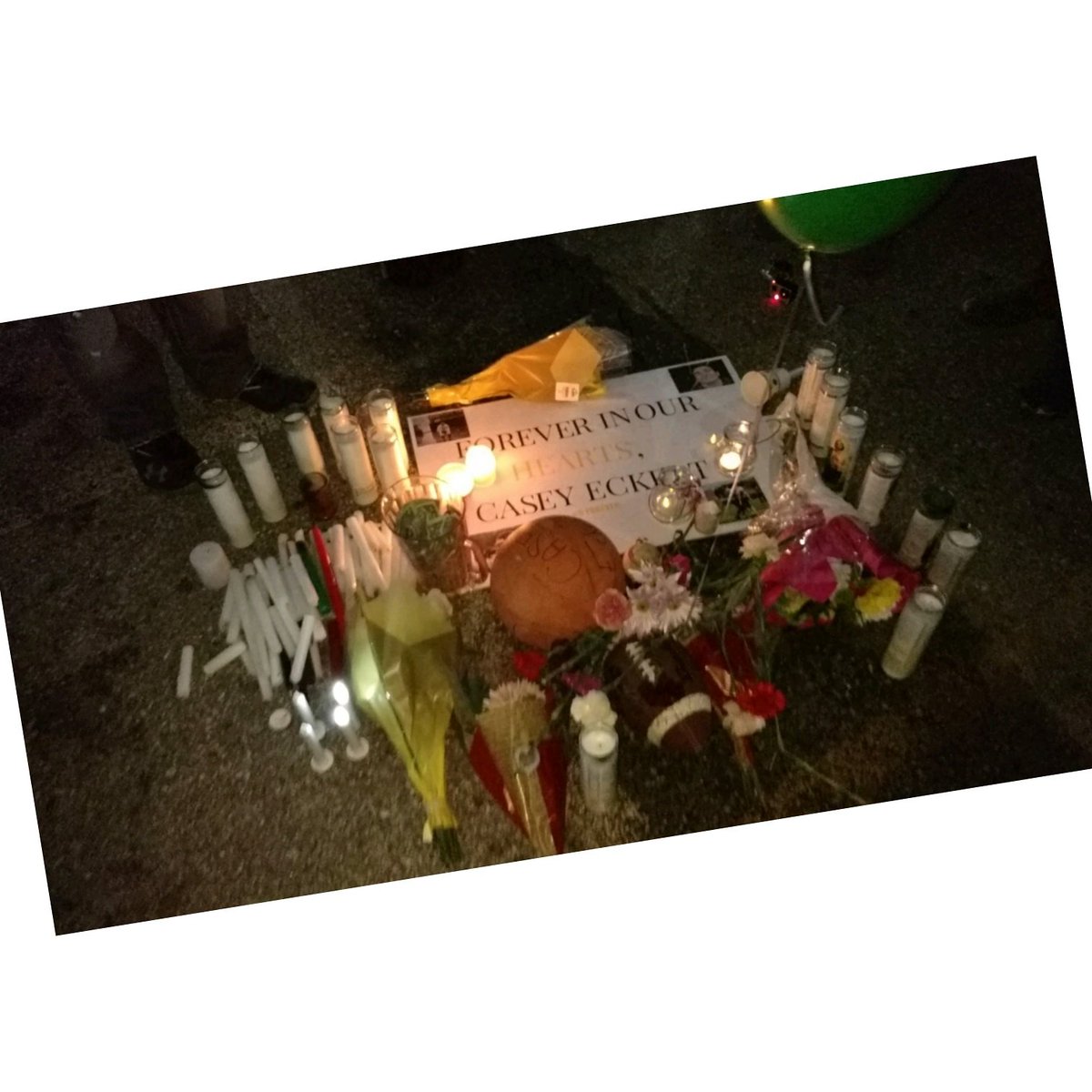 alishasnider21's tweet photo. I love my school and community. The candle lighting was a great way to get together after losing a great person. Rest easy Casey. #0forever https://t.co/CwcM0vTqu5