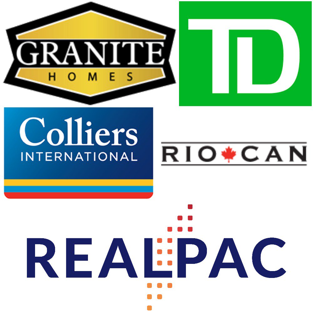 Thank you #EYE2017 Sponsors:  <a href="/CushWakeCanada/">Cushman & Wakefield</a> <a href="/GraniteHomes/">Granite Landing Apartment Homes</a> @TRSSociety <a href="/collierscanada/">Colliers Canada</a> @RyeSU @TRSMcareers   <a href="/REALPAC_News/">REALPAC</a> <a href="/FortressRDI/">Fortress Real Developments</a>