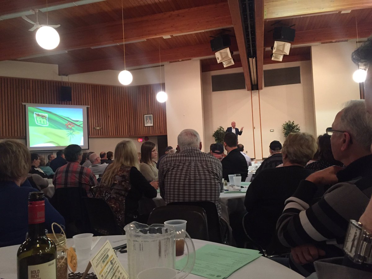 CANTERRAShannon's tweet image. Great event w/ @CornerstoneCUSK  crew @SKAgriculture Steaks &amp;amp; Stems Producer Appreciation Night in Yorkton w/ @JohnGormleyShow #thankafarmer