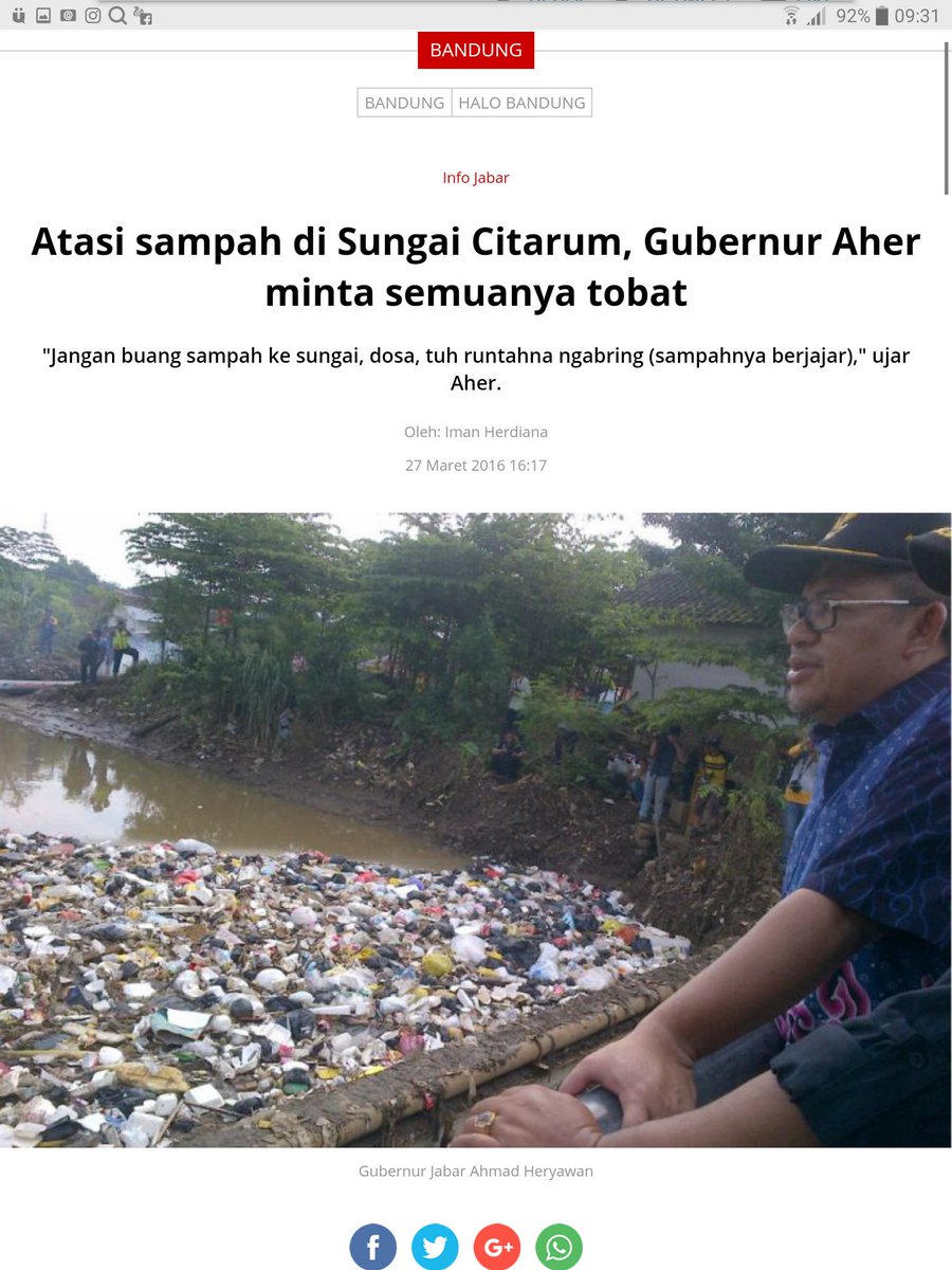 kurawa's tweet photo. Dan ini solusi termurah mengatasi sampah.. tobat pisan.. insya Allah barokah .. luar biasa ilmu pak aher yg akan diserap anies 😇😇 https://t.co/qLRmiPOviT
