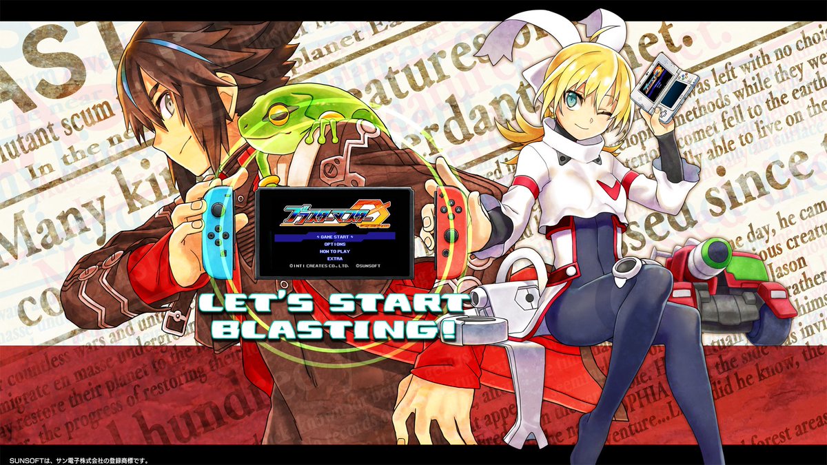 Blastermasterzero Auf Twitter 壁紙 本日 3 3 ニンテンドー3ds版 Nintendo Switch版 ブラスターマスター ゼロ 907円 税別 が国内発売 オフィシャルデザイナーの夏目裕司が書き下ろした記念壁紙をプレゼント中 Blastermaster T Co Nzfv7lzlxg