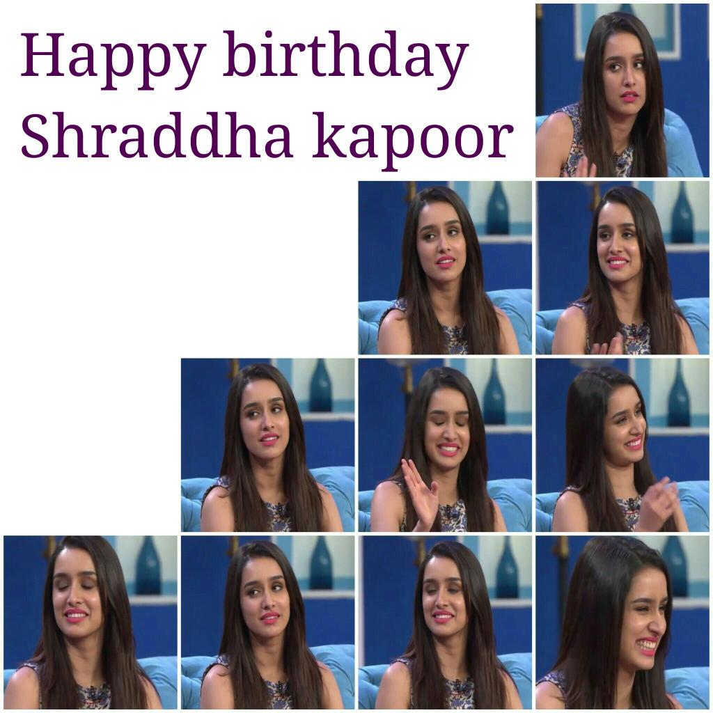 Happy Birthday Shraddha Kapoor !!
Stay bless ...
Keep smiling 