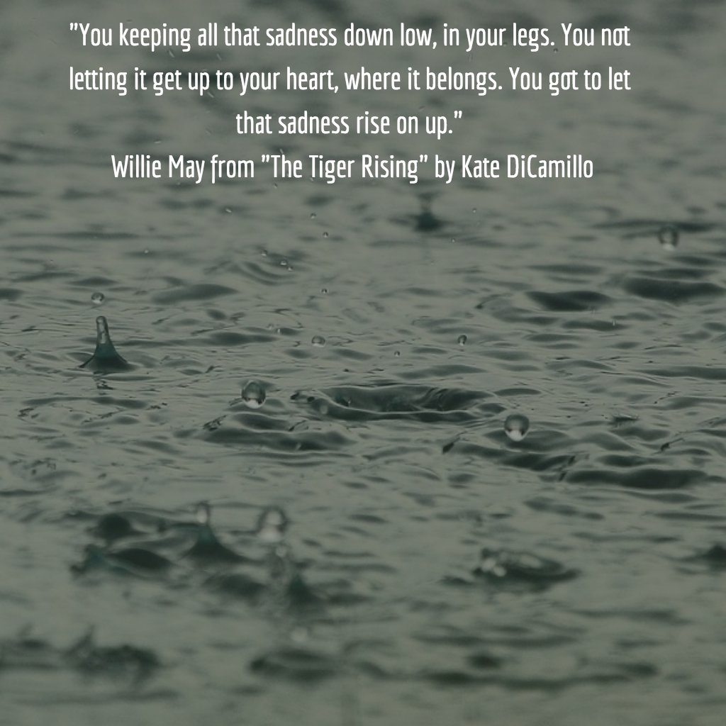 MajPterolycus's tweet photo. Powerful words from Willie May, the prophetess in Kate DiCamillo's "The Tiger Rising"
#MsDReads https://t.co/DGOv4qB8gw