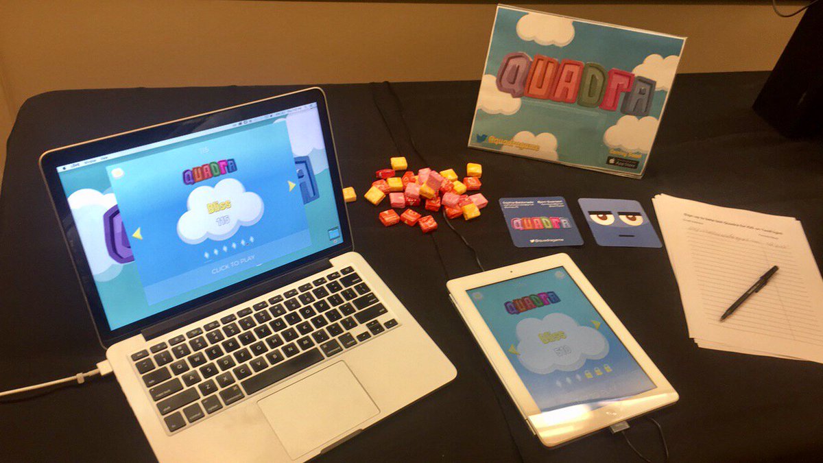 quadragame's tweet photo. Quadra is at Emerald City Comic Con! Check us out in room 212 (no badge required!) with @SeattleIndies and @LivingComputers 👾 #ECCC2017 https://t.co/uvQijnNbfn