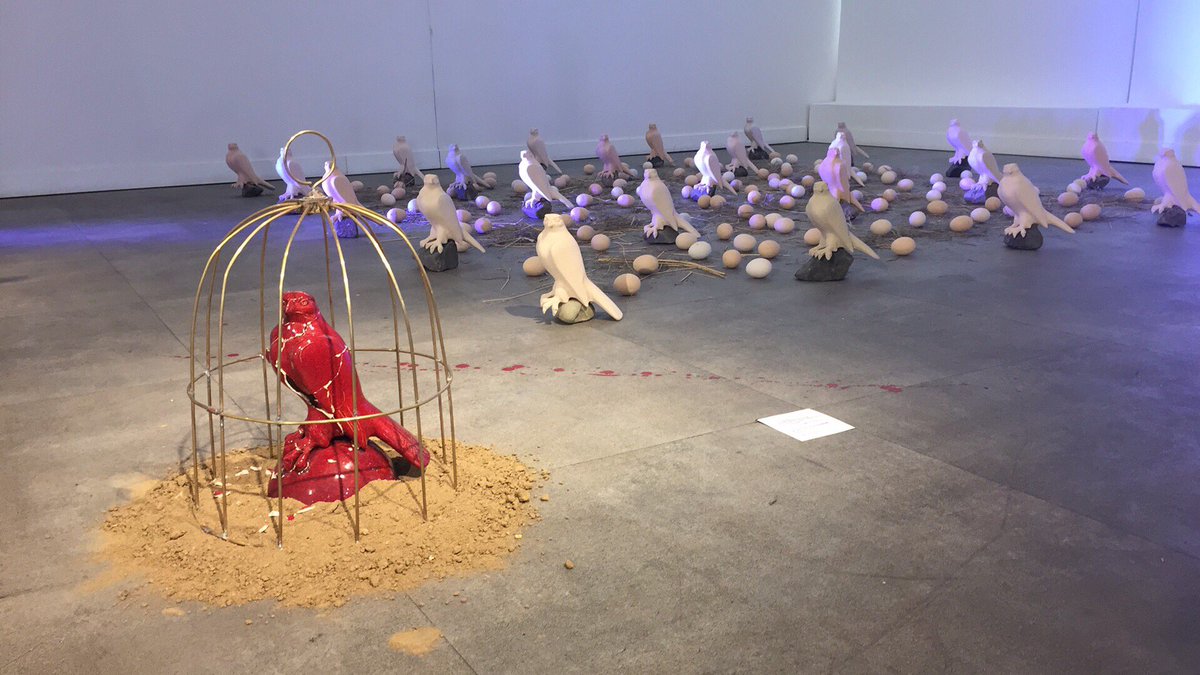 this is ceramic in UB ART gallery