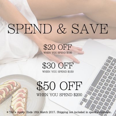 thegoodnightco's tweet image. Our Spend &amp;amp; Save promotion starts today!!  Perfect timing for some Friday afternoon online shopping.  You're welcome xx