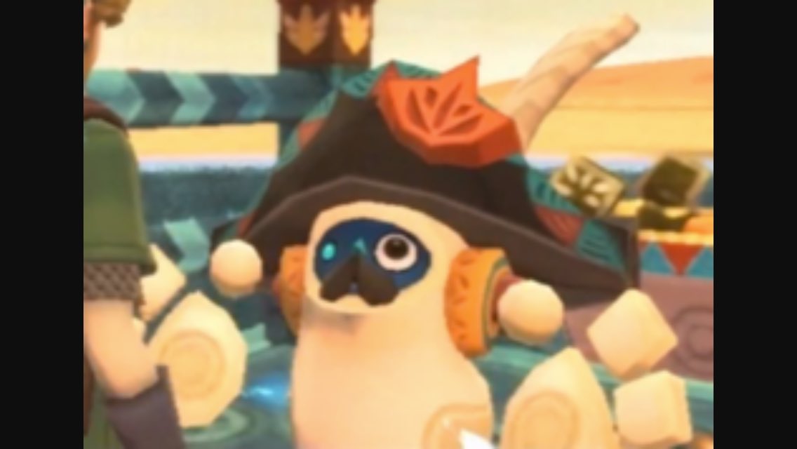 nimyra's tweet photo. Okay I just LOVE this little guy. #SkywardSword #datmustache https://t.co/X86OZuKppy