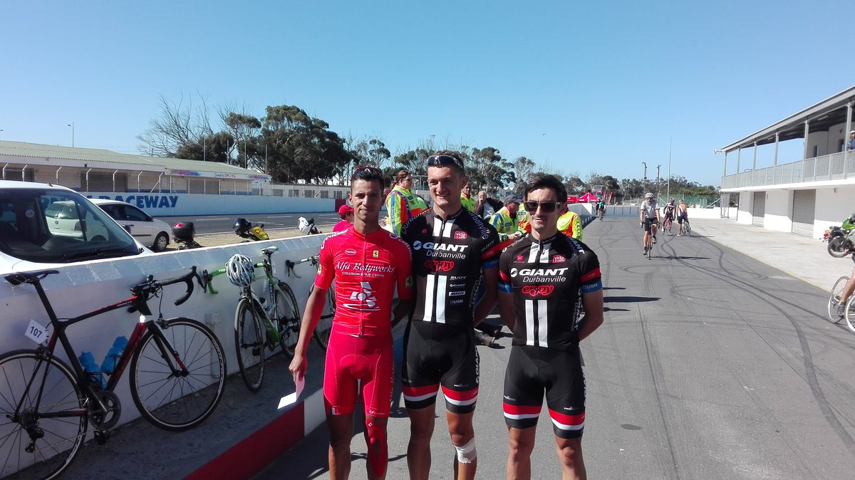 <a href="/RohanduPlooy/">Rohan_du Plooy</a> wins <a href="/PedalPowerPPA/">Pedal Power (PPA)</a> league Jade Julies 2nd  <a href="/ChristianCronje/">Chris Cronje</a> 3rd. <a href="/dgarrett121/">david garrett</a> still leading Gc! @USN_Purefit @EnjoyFitnessZA