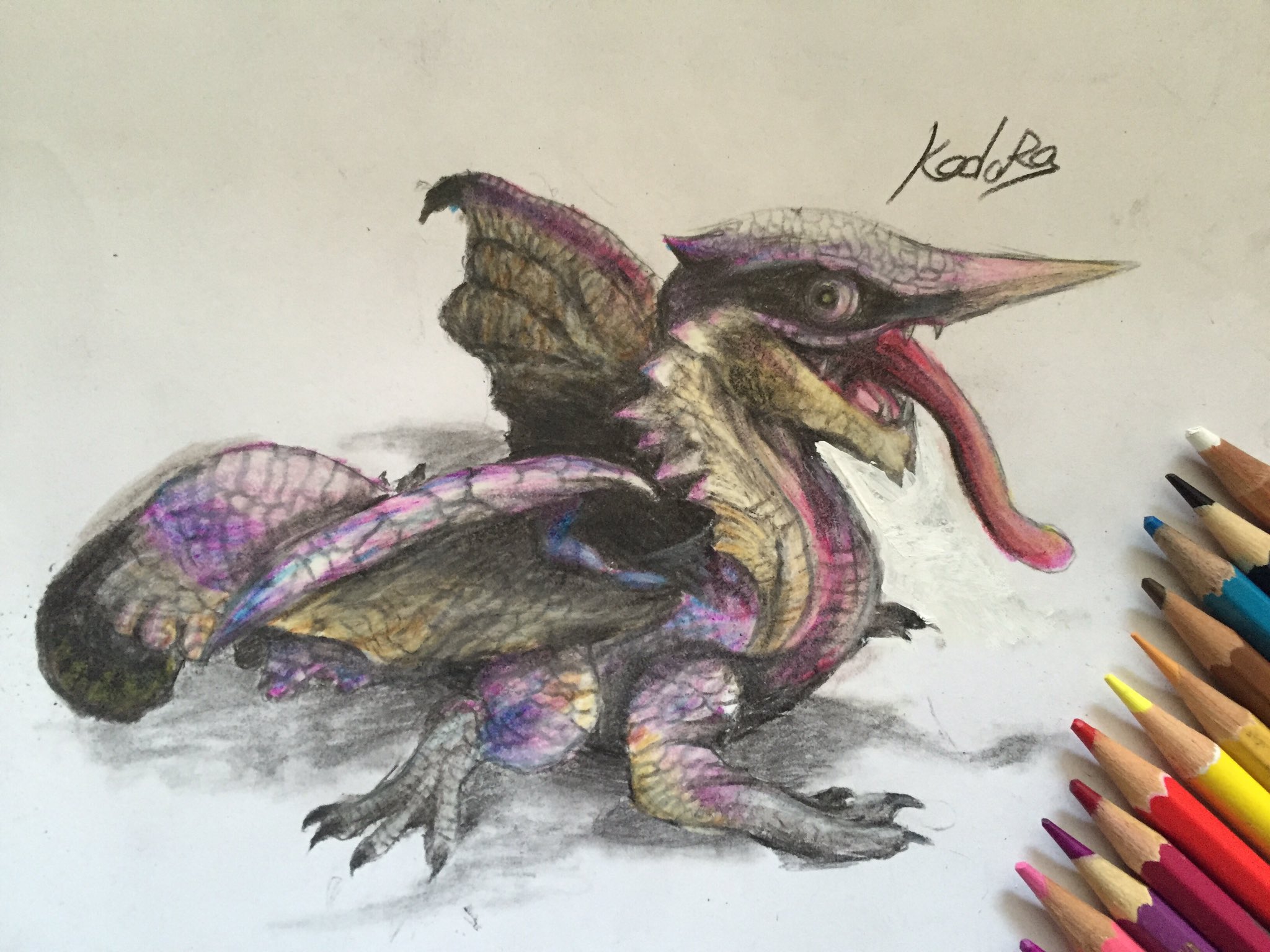 Kodoran オオナズチ完成 上手いと思ったらrt モンスターハンター 色鉛筆 模写 少しでも似てると思ったらrtorフォローお願いします Kodoran オオナズチ完成 上手いと思ったらrt モンスターハンター 色鉛筆 模写 少しでも似てると思ったらrtorフォローお願いします