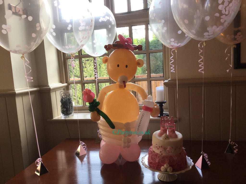 At #partytree #babyshower #newborn #celebration #Bromley #Beckenham Beckenham #london #notonthehighstreet  🎈👶🏻🎈❤