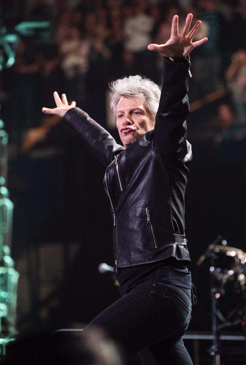 BrdgstoneArena's tweet photo. The face when you break the @BrdgstoneArena attendance record. Thanks @BonJovi, @LiveNation &amp; the 18,514 fans who came out tonight!! 🎸🤘 https://t.co/EDWEtlBkTE
