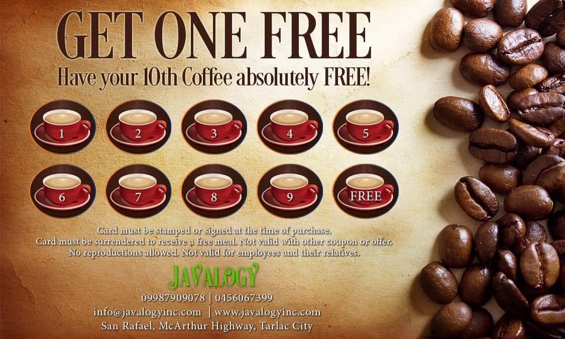 Javalogy_Coffee's tweet photo. Get yours for FREE @Javalogy_Coffee  #JAVALOGY #COFFEEShop #Restaurant #MusicLounge #StampCards #Coffee https://t.co/2nH6YOwL2m