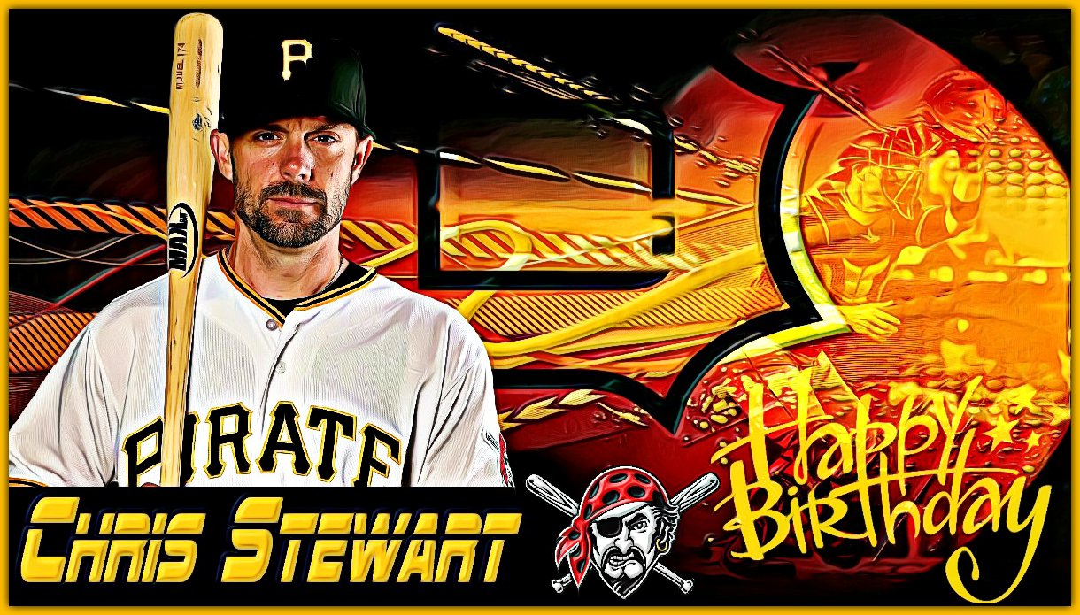 Wishing Pittsburgh Pirates catcher Chris Stewart a very Happy 35th Bday!
WELCOME BACK BUCCOS!!! 