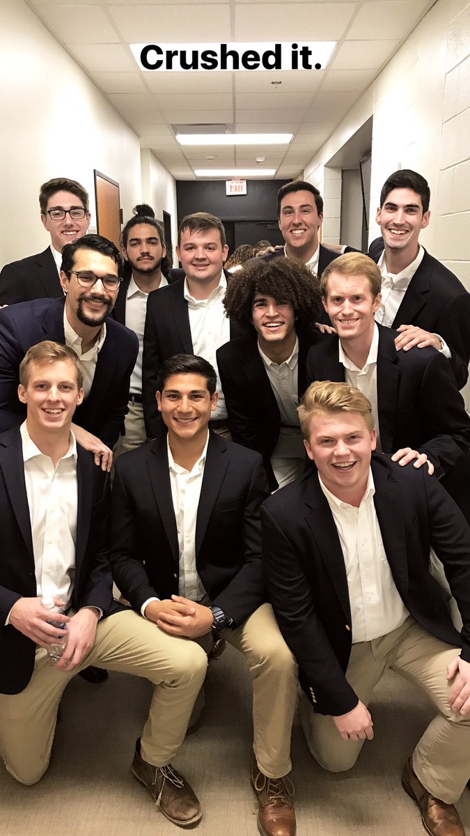 RichmondDewan's tweet photo. .@SMU Southern Gentlemen take on @TAMU's Acapellooza with a capella groups from all over Texas! #Acaslay https://t.co/0tq59Ndk9s