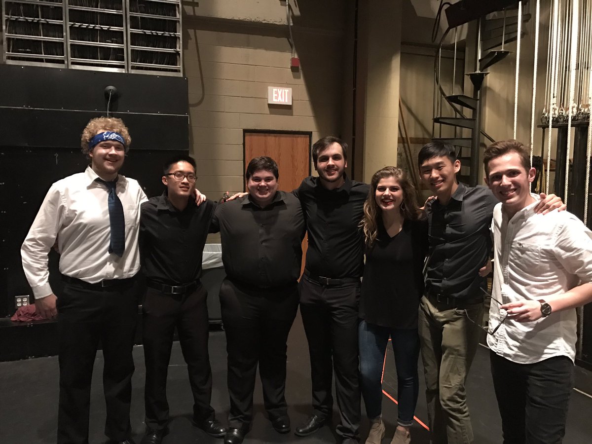 HeathLofland's tweet photo. All of the Beatboxers of Acapalloozza in one tweet. Honored to share the night with em. #AcASLAY https://t.co/JJYxXunb0n