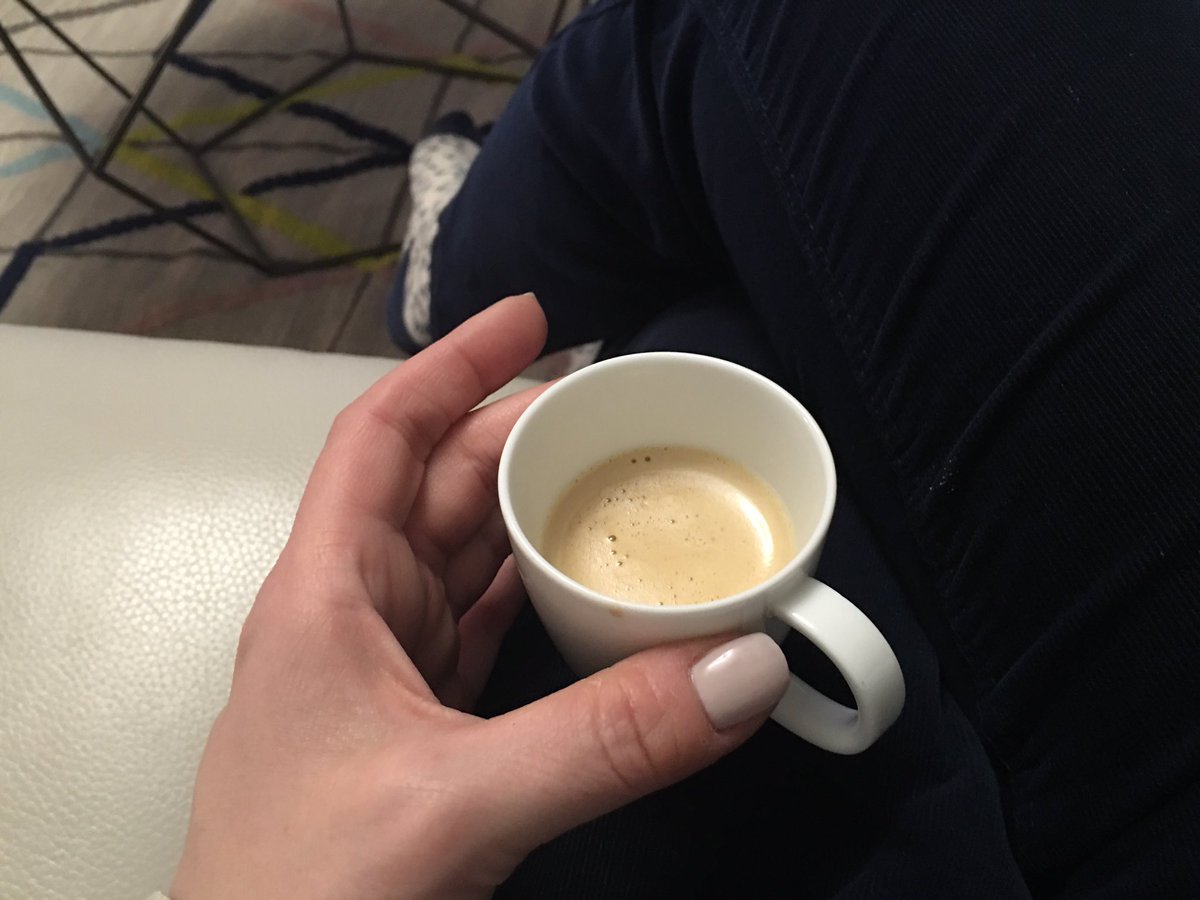 KaraKostanich's tweet photo. We are a long way from Miami - but thank goodness for my hubby's Cuban coffee skills!!! Perfecto! https://t.co/pVutH8xIrf