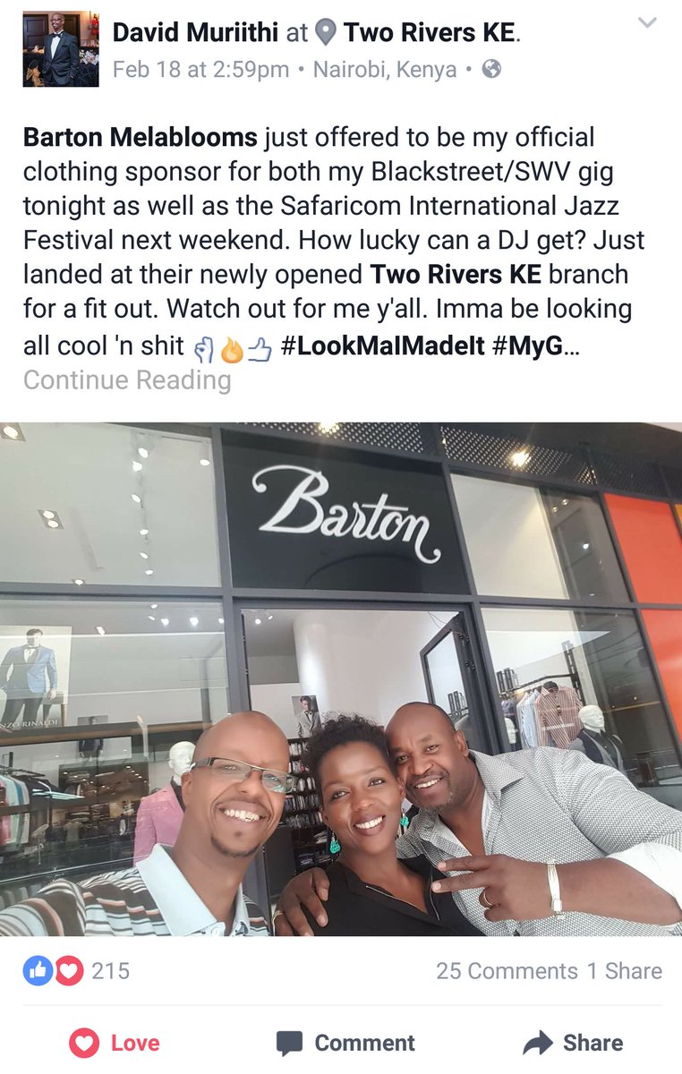 bartonmelabloom's tweet photo. Thank you @davidmuriithi for your support https://t.co/rv1hNgZ9nA