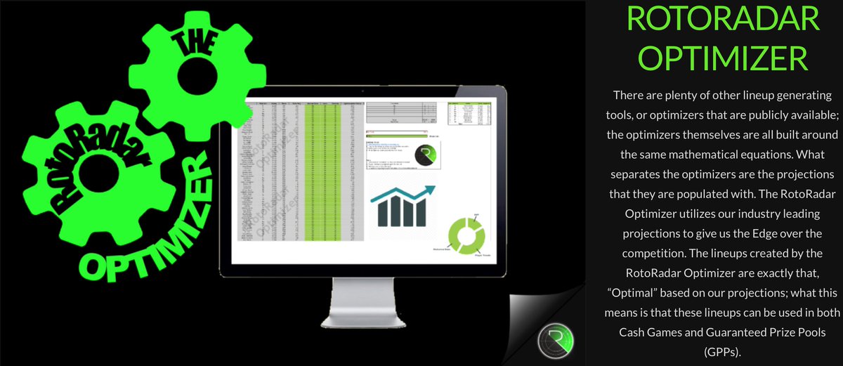 RotoRadar's tweet photo. RotoRadar PROMO: Why not?! We're giving ONE Industry leading Optimizer to the person with the most creativity tonight!!

**RT to QUALIFY** https://t.co/VdlCUK6BKf