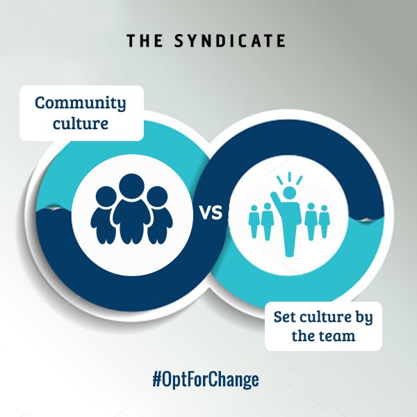 SyndicateTech4u's tweet image. Don’t believe in something you can’t follow. Set your own work culture. #OptForChange
thesyndicate.tech