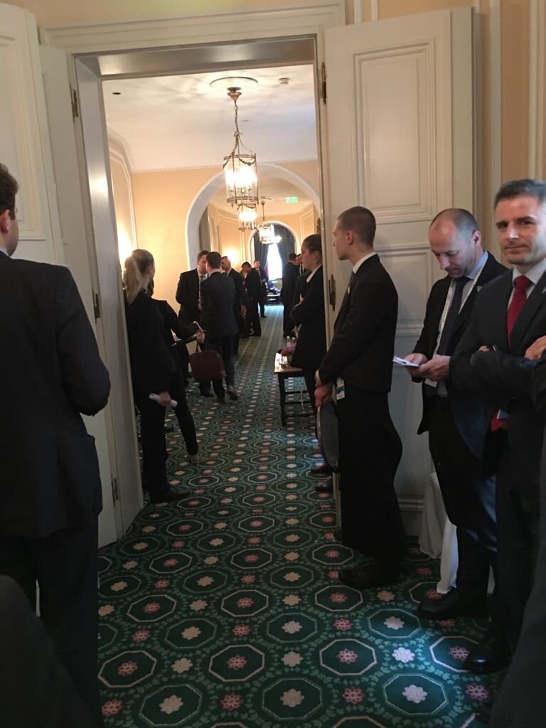 FrankeBenedikt's tweet photo. Number of bilateral meetings @MunSecConf just came in: #MSC2017 was host to 1.350 official mtgs. Well done BilatTeams! Thank you! 👏 https://t.co/nRLH5mLWV1