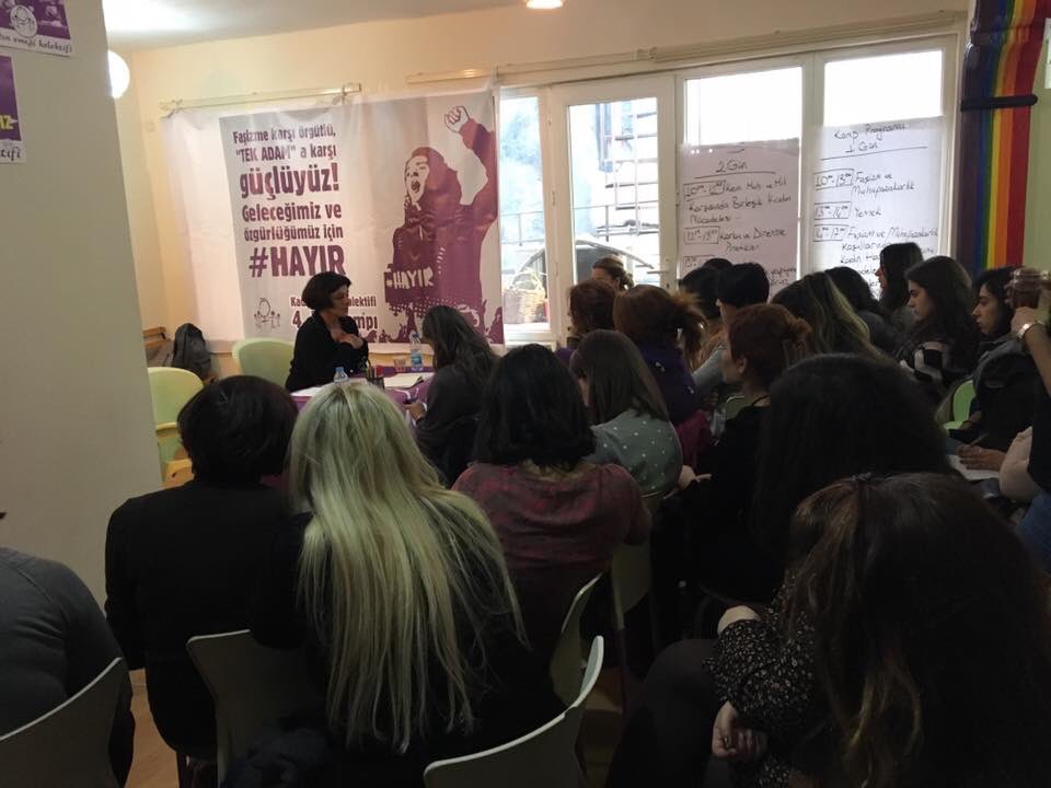 Kampımız Kemalizm,muhafazakarlık ve milliyetçilik karşısında kadın mücadelesi, demokratik kadın derneği deneyimleri konusu ile devam ediyor.